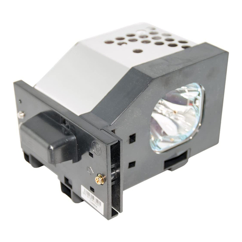 Panasonic LA1000 - TY - Projection TV Replacement Lamp Replacement instructions Panasonic LA1000 - TY - Projection TV Replacement Lamp Replacement instructions