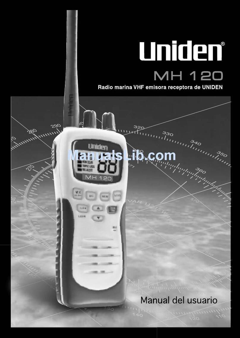 Uniden MH120 User manual