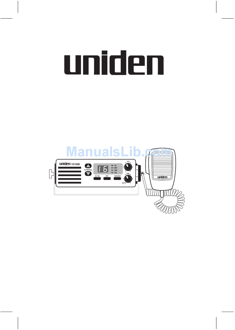 Uniden MC535 operating guide