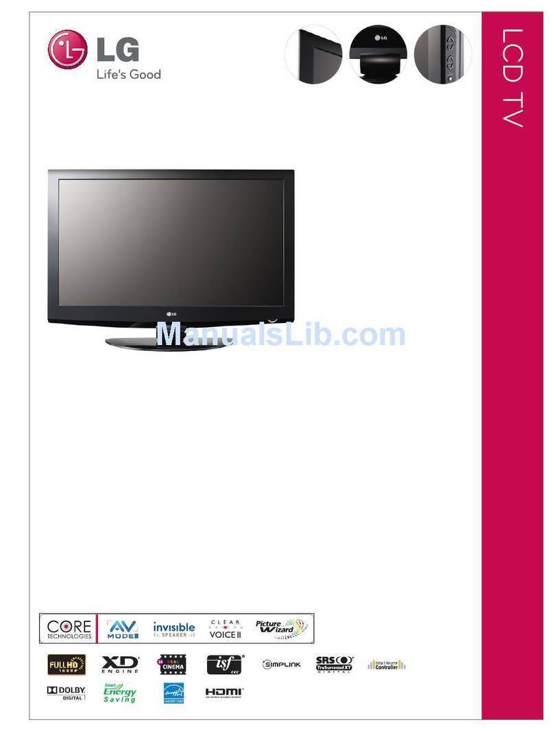 LG 32LF11 -  - 32" LCD TV User manual