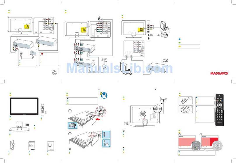 Magnavox 47MF439B - 47" LCD TV User manual