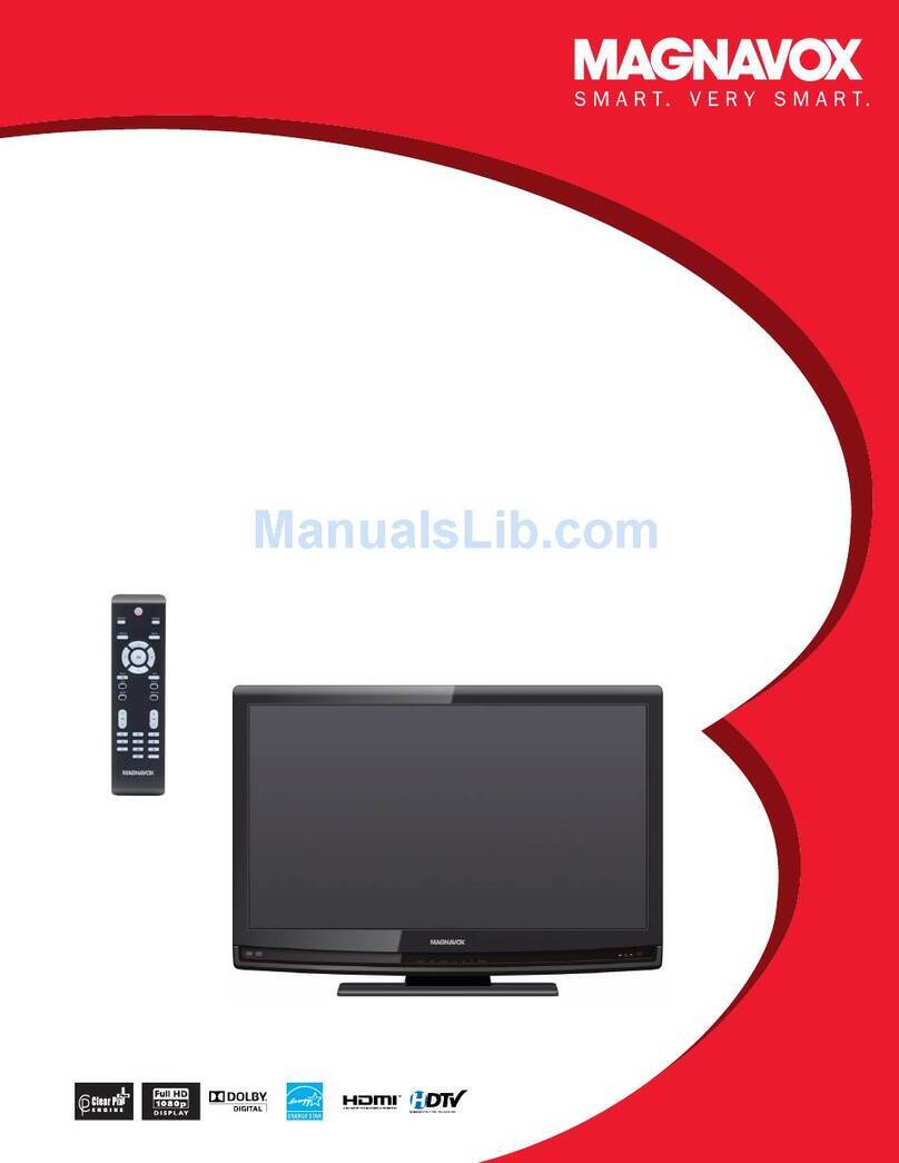 Magnavox 42MF439B - 42" LCD TV User manual