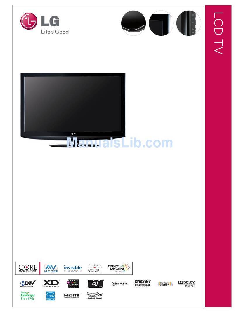 LG 26LH20 -  - 26" LCD TV User manual