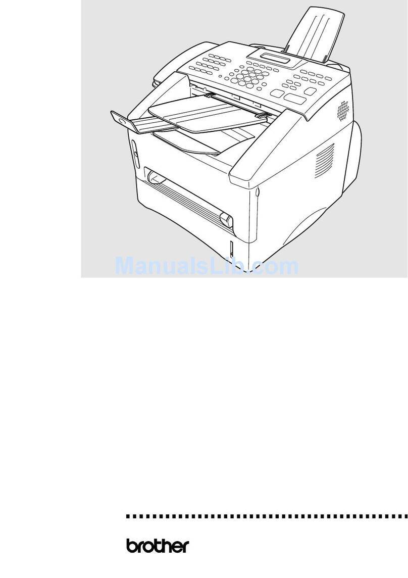 Brother IntelliFax-4750 Mounting instructions