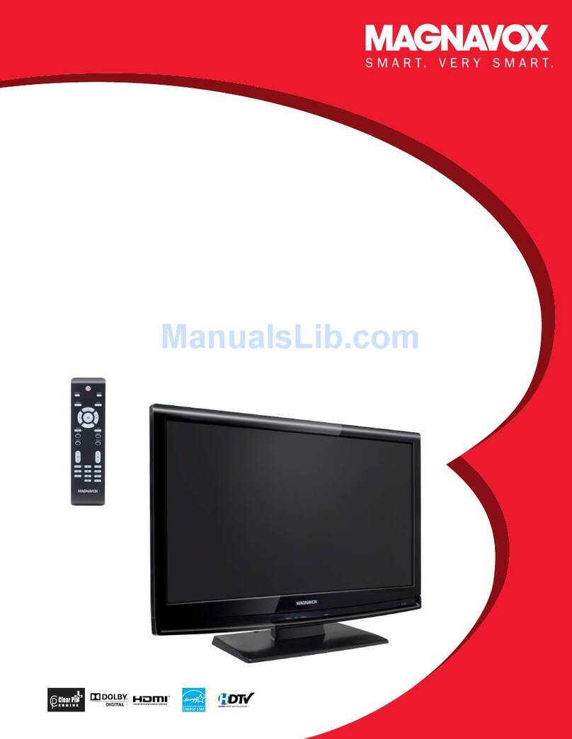 Magnavox 32MF339B - 32" LCD TV User manual