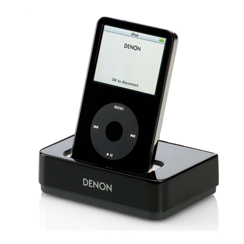 Denon ASD-1R - Digital Player Docking Station User manual