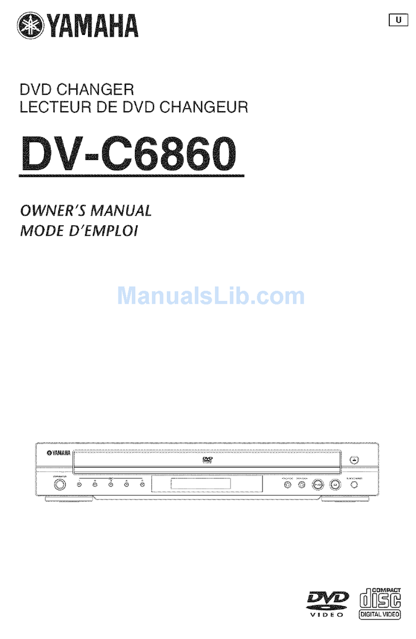 Yamaha C6860 - DV DVD Changer owner's manual