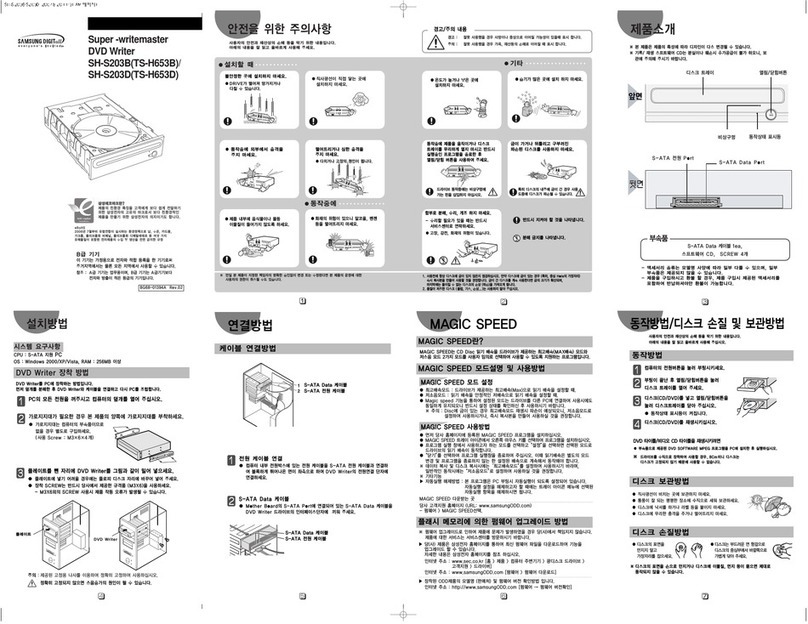 Samsung Super-writemaster SH-S203D user manual