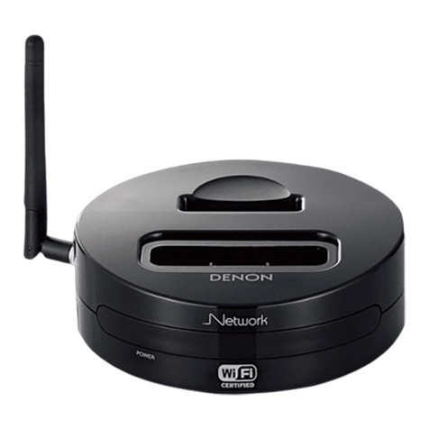 Denon ASD-3W - Digital Player Docking Station owner's manual