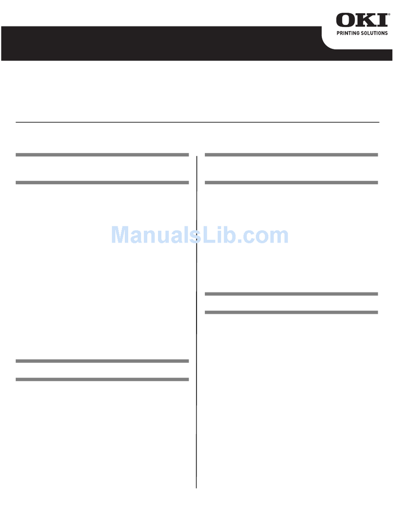 Oki ML 186 Service manual Oki ML 186 Service manual