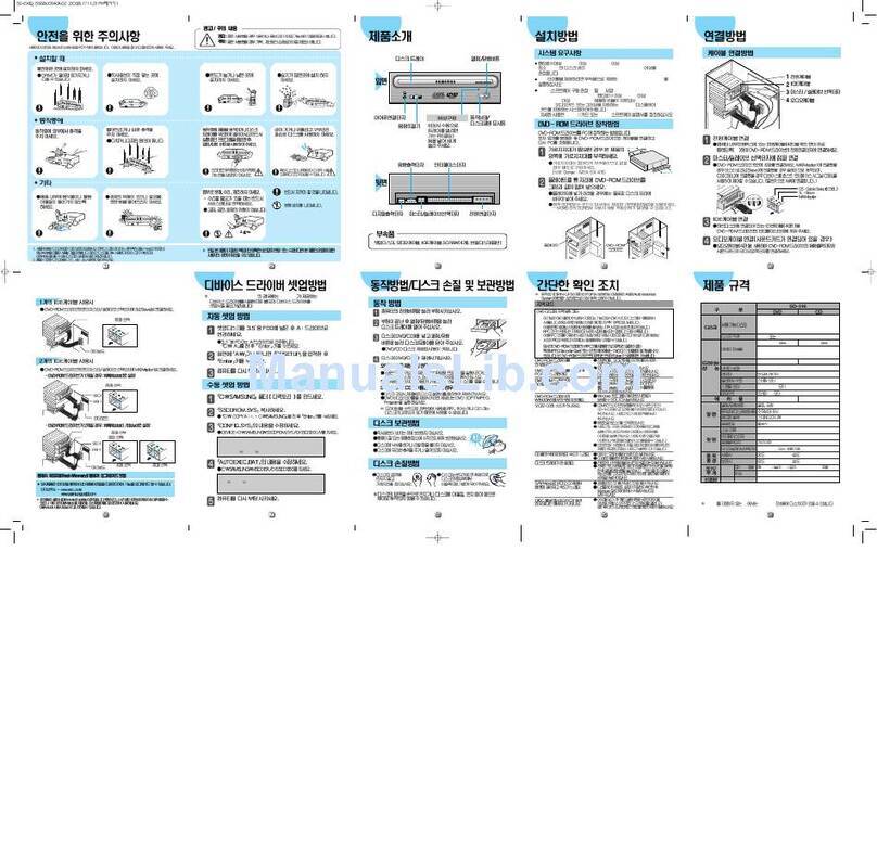 Samsung SD-616Q User manual Samsung SD-616Q User manual
