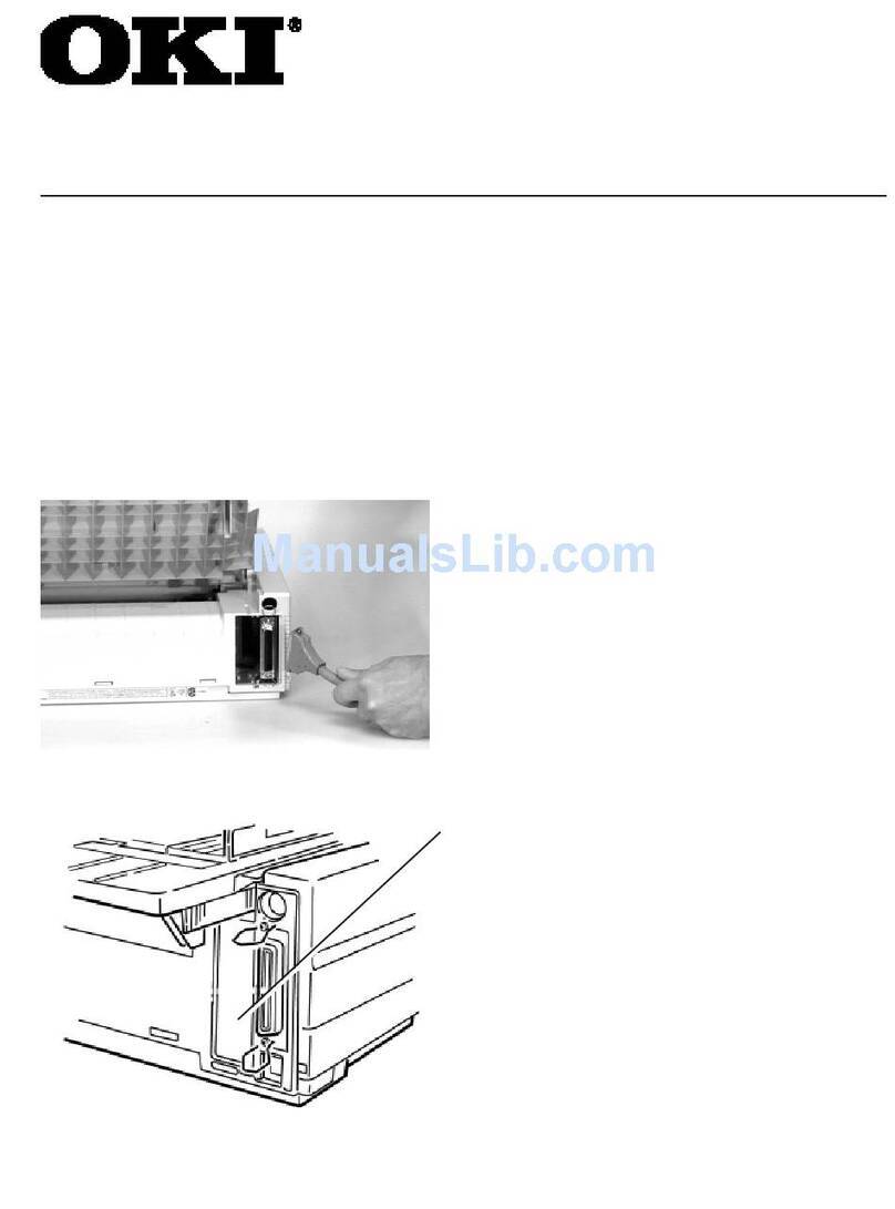 Oki ML320 Epson/IBM User manual