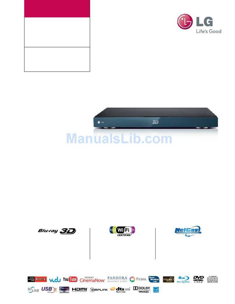LG BX580 User manual