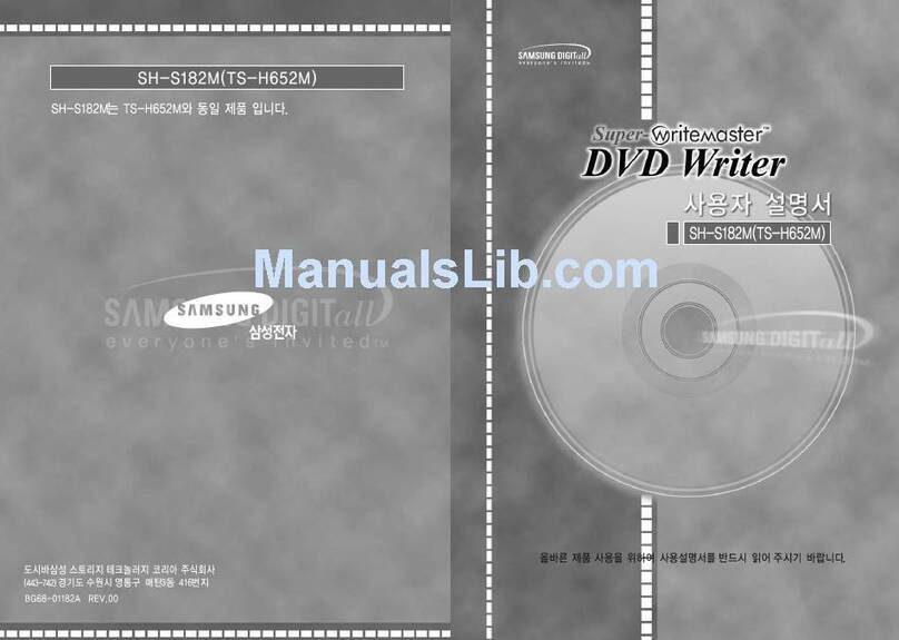 Samsung Super-writemaster SH-S182D User manual