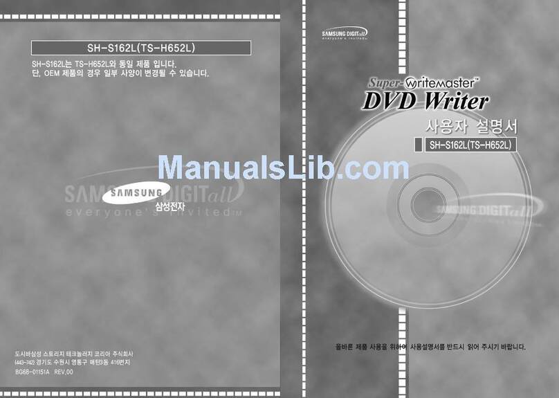 Samsung Super-WriteMaster SH-S162L user manual