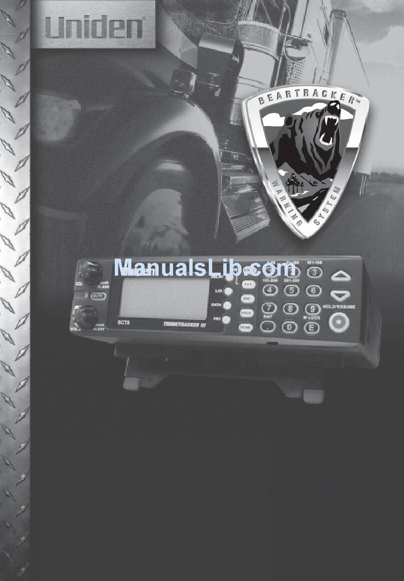 Uniden BCT8 owner's manual