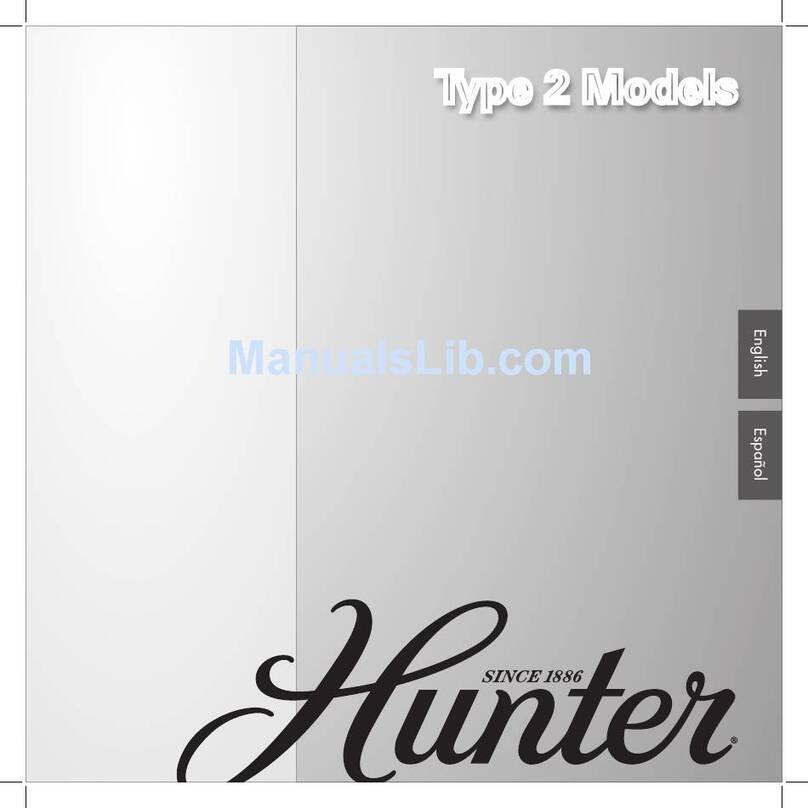 Hunter Brayden 21325 Instruction manual