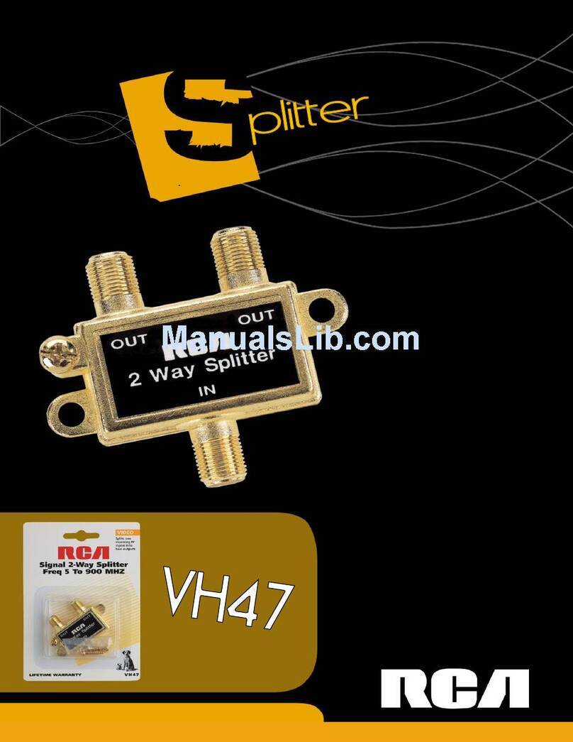 RCA VH47 Specifications