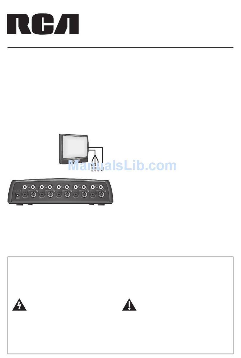 RCA VH915 - Audio / Video Source Selector Switch... User manual