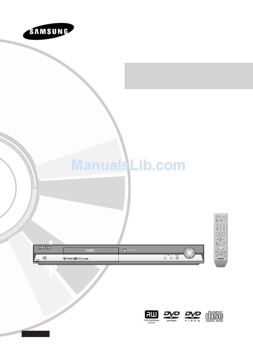 Samsung DVD-R145 User manual