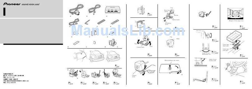 Pioneer ND-BC20PA - Rear View Camera User manual