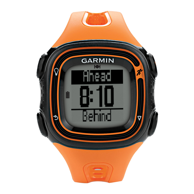 Garmin Forerunner 10 Instruction manual