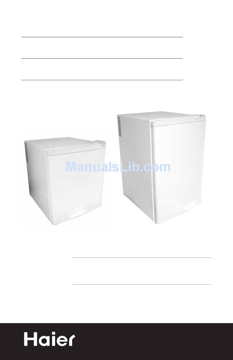 Haier HRT02WNC - 1.7 Cubic Foot Refrigerated... User manual