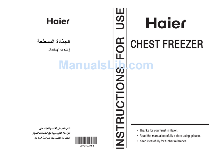 Haier HCF228G-1 User manual Haier HCF228G-1 User manual