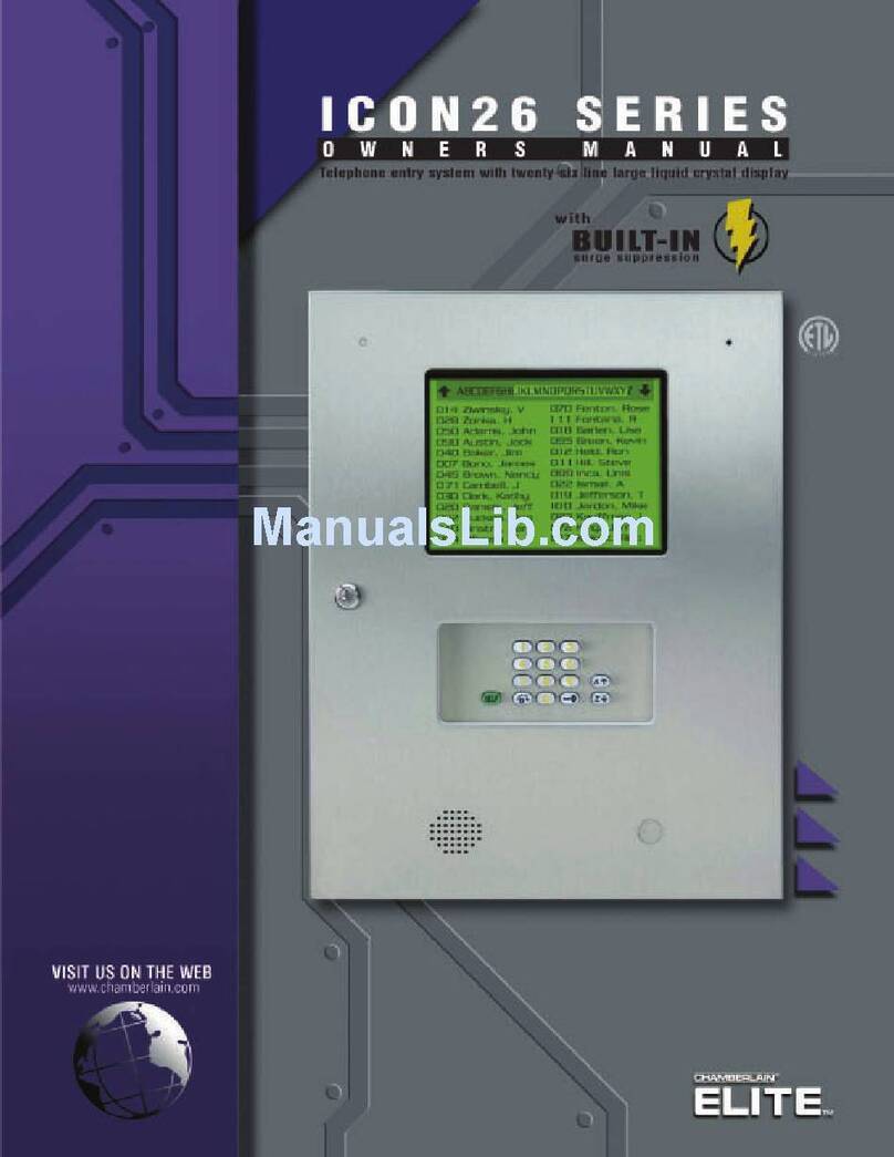 Chamberlain Icon 26 User manual Chamberlain Icon 26 User manual