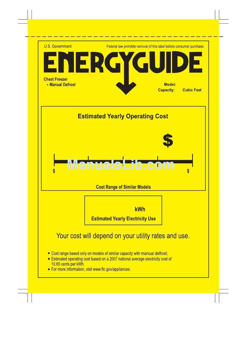Haier HF11CM10NW Energy guide