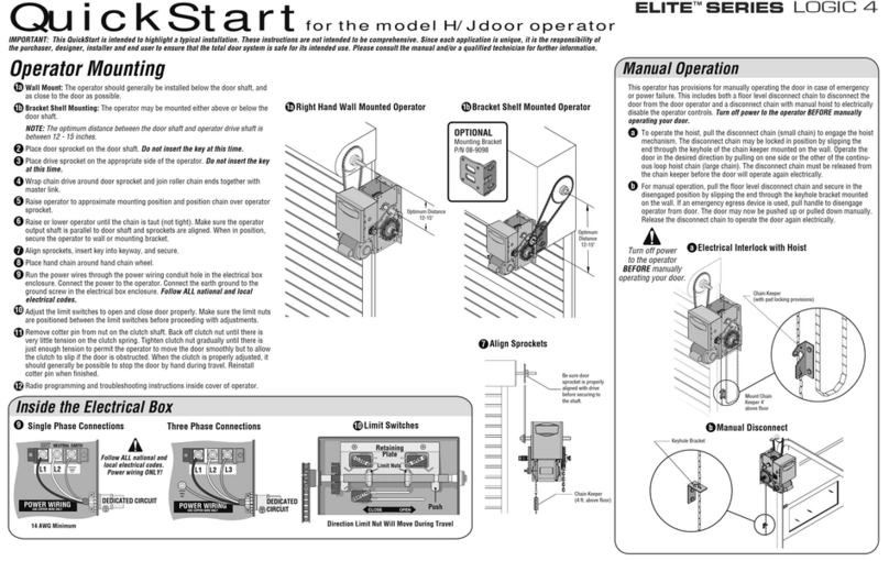 Chamberlain HJ User manual