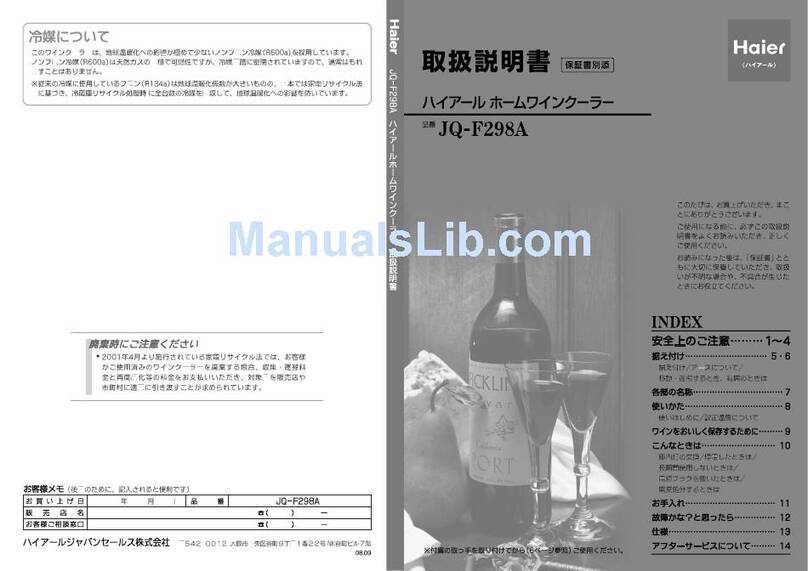 Haier JQ-F298A User manual