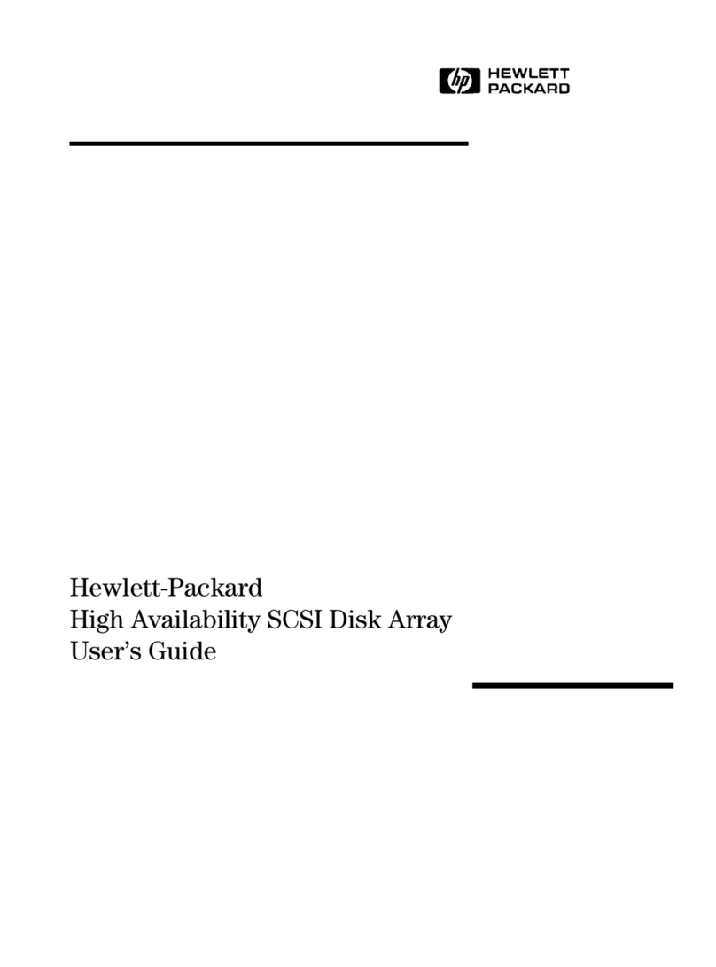 HP A3550A - High Availability Disk Arrays Model 20 Storage... User manual HP A3550A - High Availability Disk Arrays Model 20 Storage... User manual