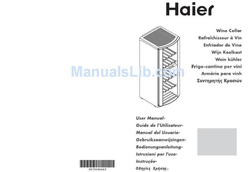 Haier JC-160DE user manual
