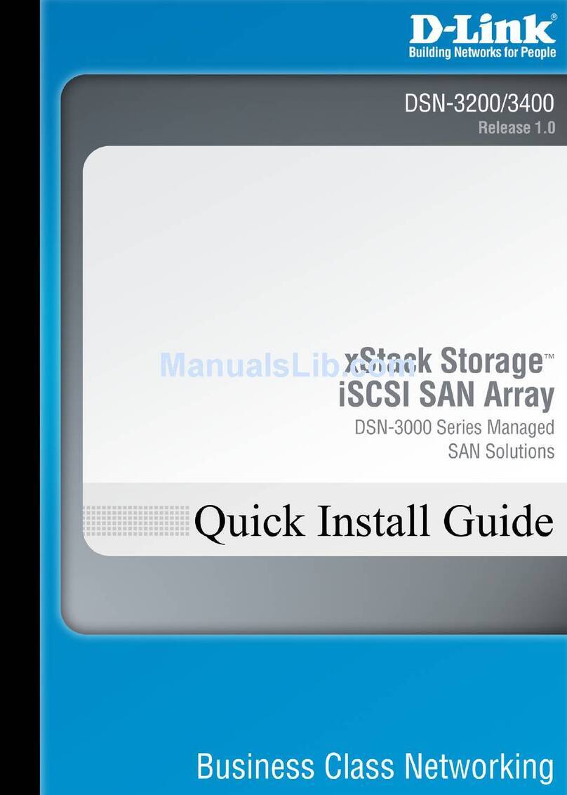 D-Link DSN-3200-20 - Xstack 8X1GBE Iscsi San Array 15 Bays... User manual D-Link DSN-3200-20 - Xstack 8X1GBE Iscsi San Array 15 Bays... User manual
