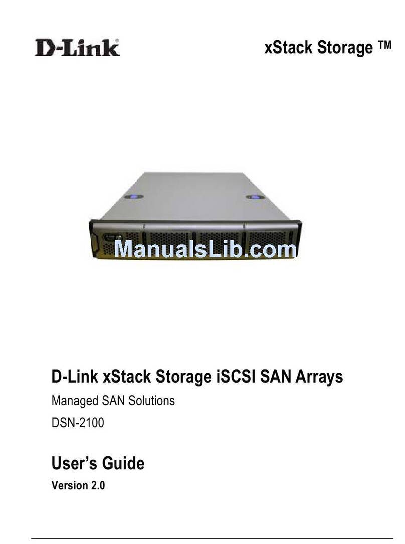 D-Link DSN-2100-10 - xStack Storage Area Network Array Hard... User manual D-Link DSN-2100-10 - xStack Storage Area Network Array Hard... User manual