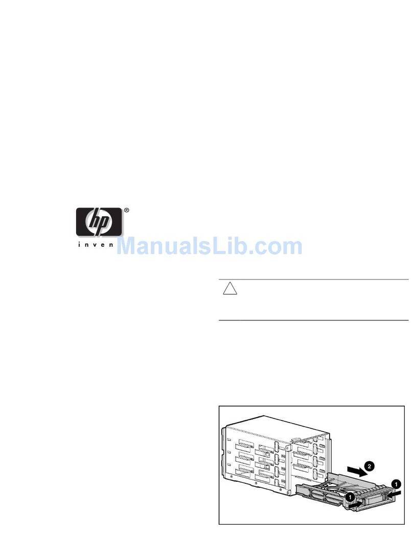 HP 349237-B21 - 80 GB Hard Drive User manual HP 349237-B21 - 80 GB Hard Drive User manual