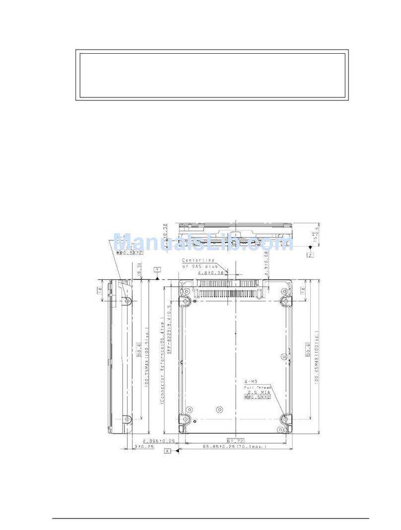 Fujitsu MAV2036RC - 36.7 GB Hard Drive User manual