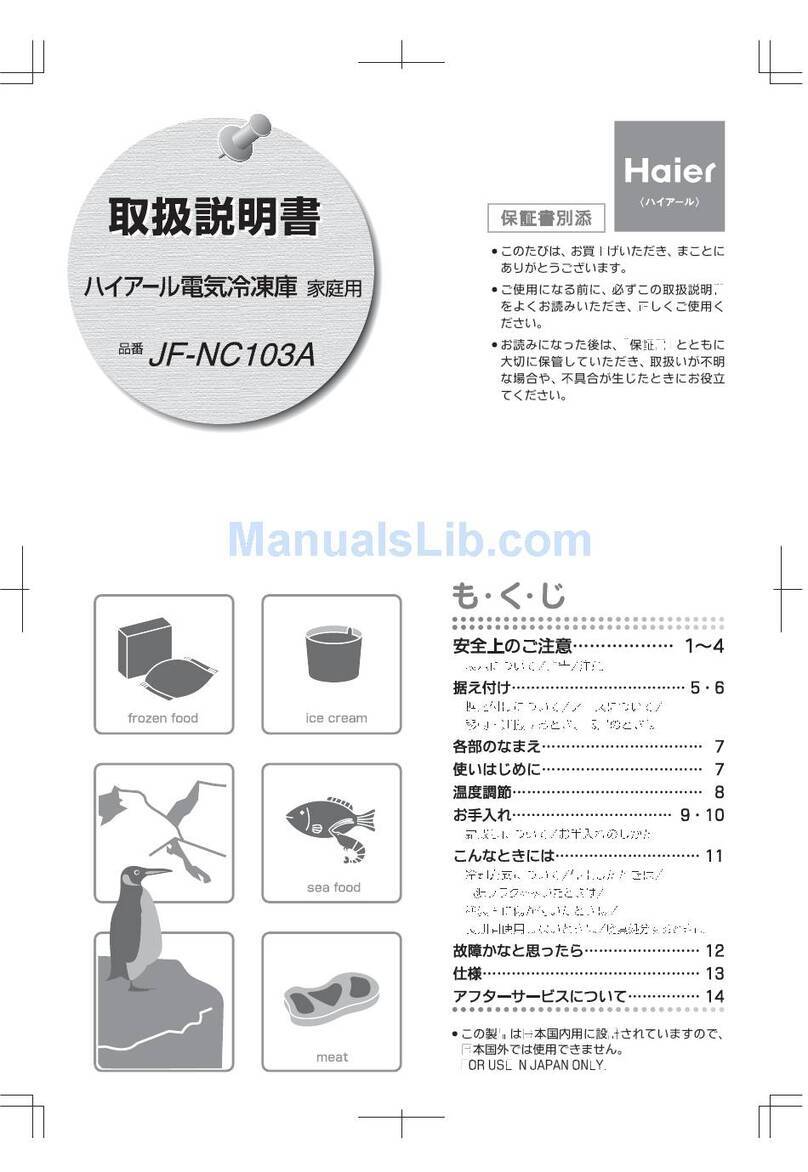 Haier JF-NC103A User manual Haier JF-NC103A User manual