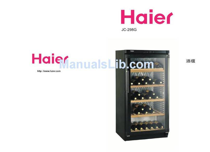 Haier JC-298G user manual
