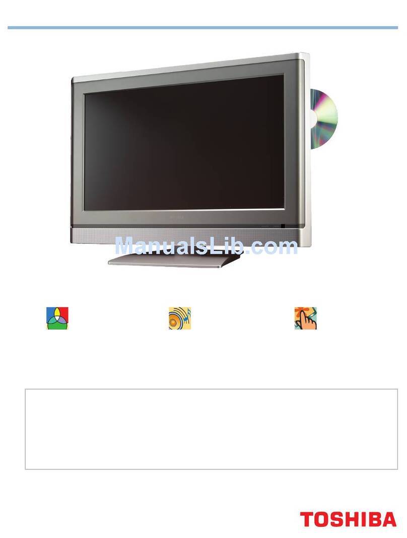 Toshiba 23HLV85 - 23" LCD TV User manual