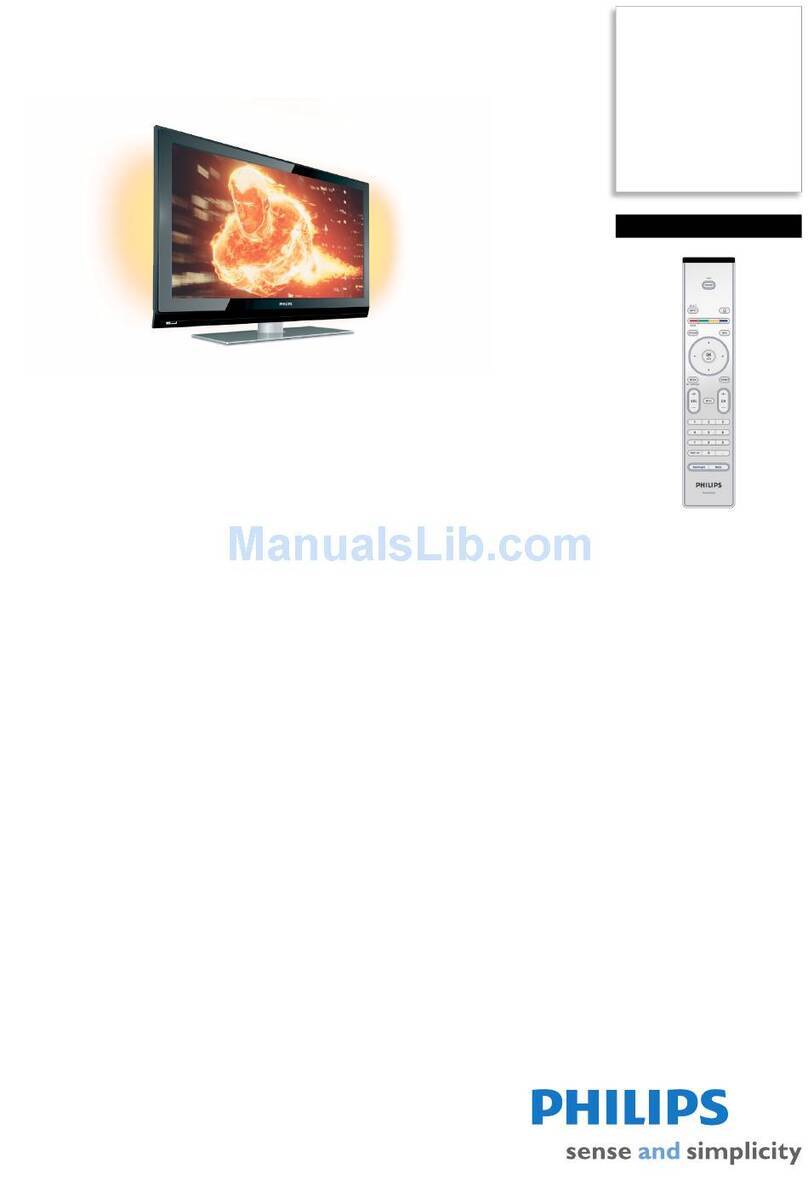 Philips 42PFL7432D User manual