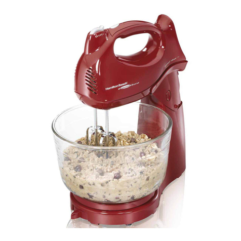 Hamilton Beach 64698 - 6 Speed Stand Mixer Use & care guide