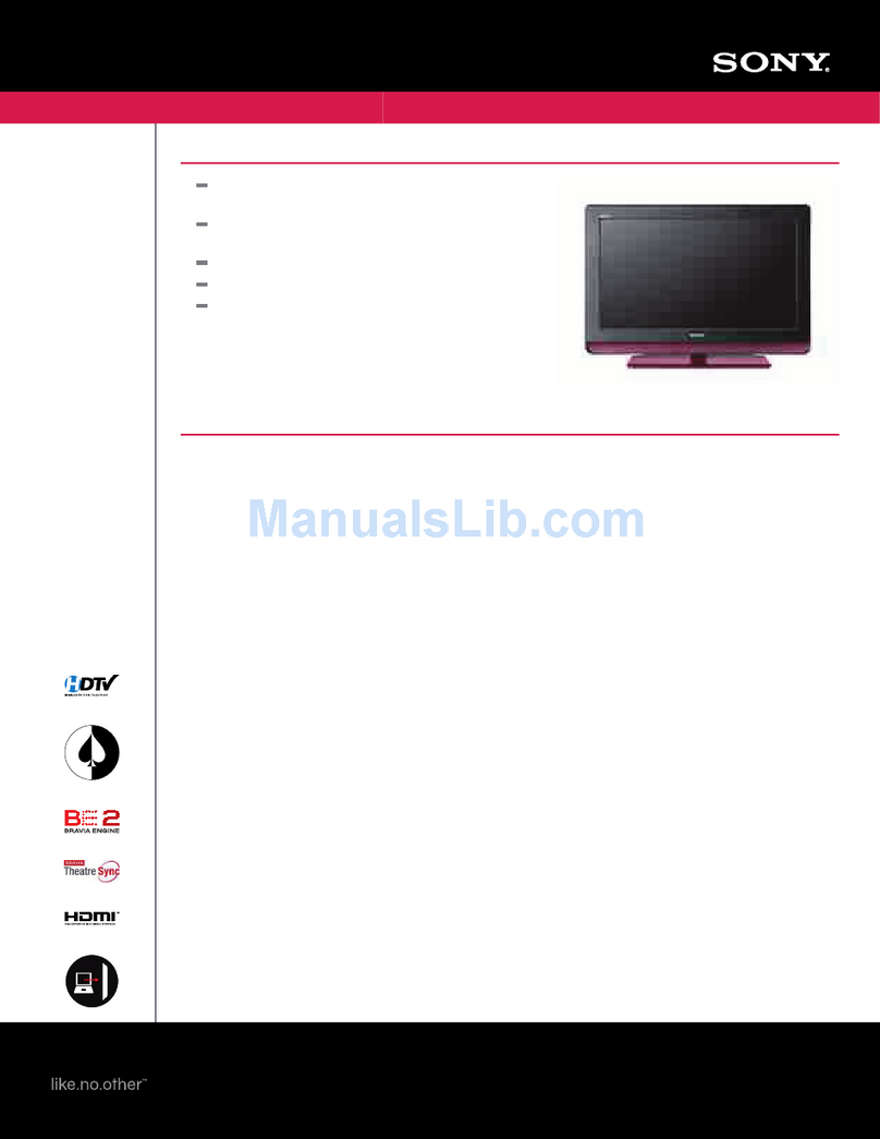 Sony KDL-26M4000/R - Bravia M Series Lcd... User manual