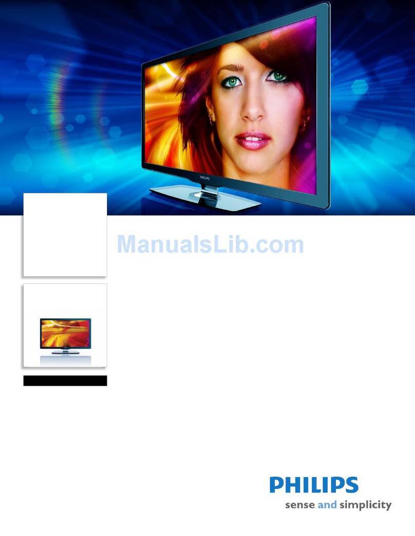 Philips 46PFL7705DV User manual