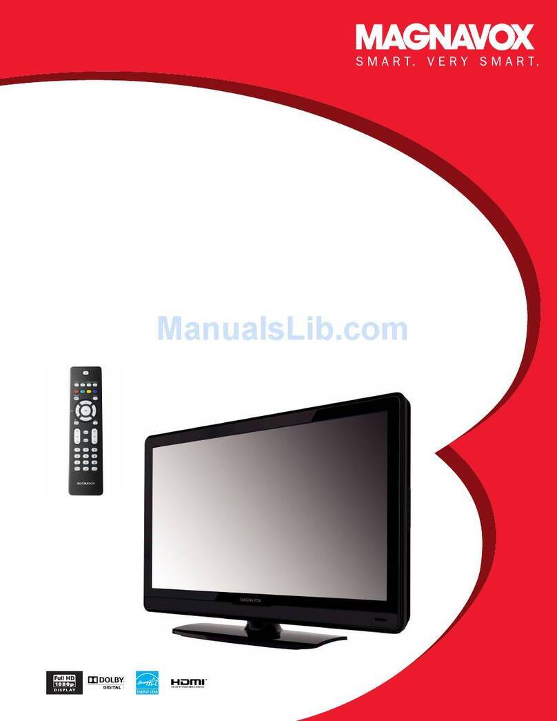 Magnavox 52MF438B - 52" LCD TV User manual