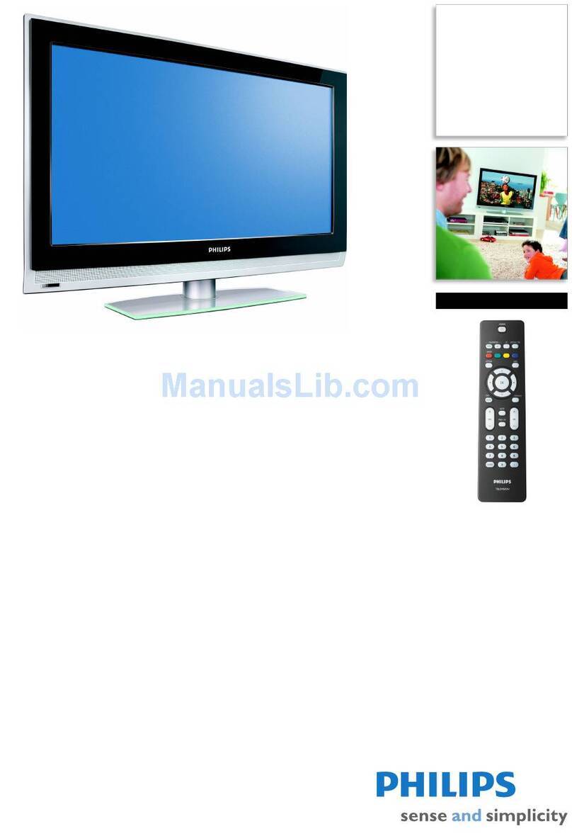 Philips 32PFL5322D - 32" LCD TV User manual
