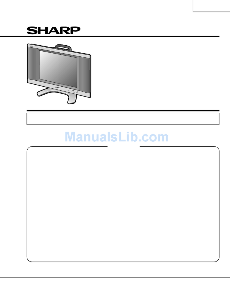 Sharp LC-15B9U-S - 15" LCD TV User manual