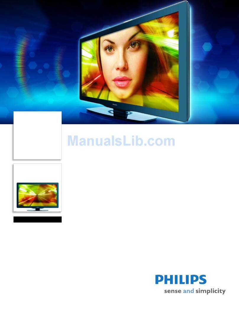 Philips 40PFL3505D User manual