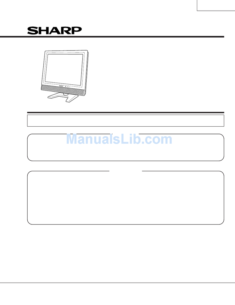 Sharp LC-13E2U User manual